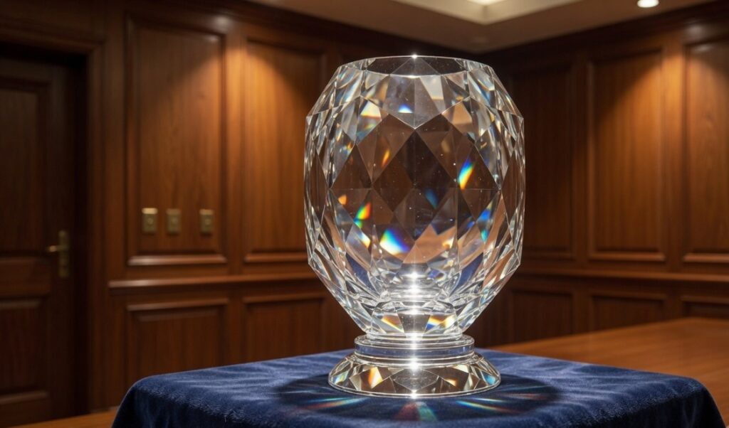 Crystal trophy for the NAFSCOB national award